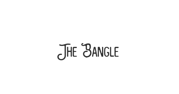 The Bangles font thumb